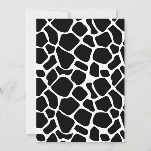 Schattigee Kleine Koe Baby shower Party Invitation Kaart (Achterkant)