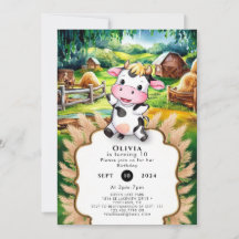 Schattigee Kleine Koe Verjaardag