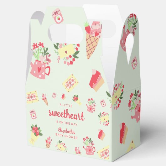 Schattigee Kleine Lieverd op de Weg Baby shower Bedankdoosjes (Geopend)