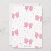 Schattigee kleine Miss ONEderful 1st Birthday Bunn Kaart (Achterkant)