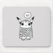 Schattigee kleine monster cartoon muismat (Voorkant)