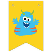 Schattigee kleine monster maandelijkse foto verjaa vlaggetjes (Tweede vlag)