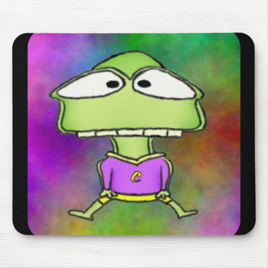 Schattigee kleine monstermuizenpad muismat (Voorkant)