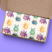 Schattigee kleine monsters Kinder kinderfeestje Tissuepapier