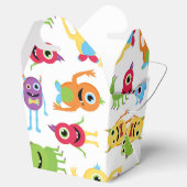 Schattigee Kleine Monsters Party Pattern Favor Box Bedankdoosjes (Geopend)