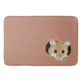 Schattigee Kleine Muis Peeking Out Waterverf Dier Badmat (Voorkant)