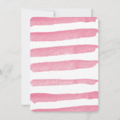 Schattigee Kleine Muis Waterverf Verjaardagsuitnod Kaart (Achterkant)