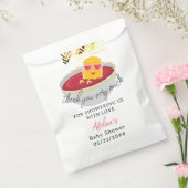 Schattigee kleine nugget kip nugget meisje Baby sh Bedankzakje (Gezegeld)