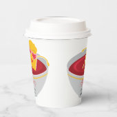 Schattigee kleine nugget kip nugget meisje Baby sh Papieren Bekers (Links)