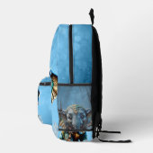 Schattigee kleine olifant met fee bedrukte rugzak (Rechts)