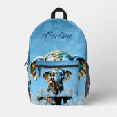 Schattigee kleine olifant met fee bedrukte rugzak (Voorkant)