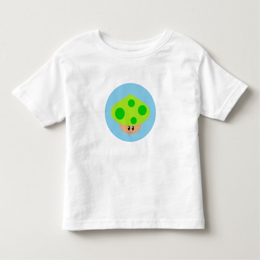 Schattigee kleine paddenstoel peuter T-shirt (Voorkant)