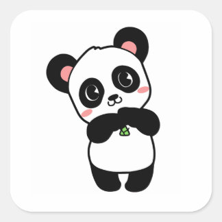 Schattigee kleine panda Sticker