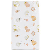 Schattigee kleine pompoen baby meisje douche dank klein cadeauzakje (Achterkant)