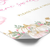 Schattigee kleine pompoen baby's zijn lief poster (Hoek)