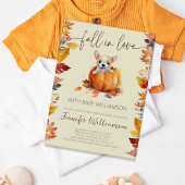 Schattigee kleine pompoen Herfst in liefde Baby sh Kaart