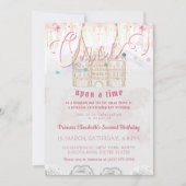 Schattigee kleine prinses eens op een tijd verjaar kaart (Voorkant)