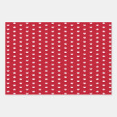 Schattigee kleine prinses met rode jurk inpakpapier vel (Voorkant 2)