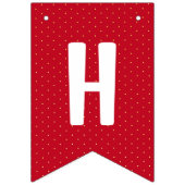 Schattigee kleine prinses met rode jurk vlaggetjes (Tweede vlag)