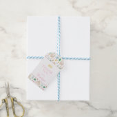 Schattigee kleine prinses verjaardagsmeisje dank u cadeaulabel (Met Touw)
