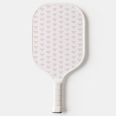 Schattigee kleine roze boog meisje dames meisje ve pickleball paddle (Achterkant)