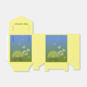 Schattigee kleine schildpad (personaliseren) bedankdoosjes (Uitgevouwen)