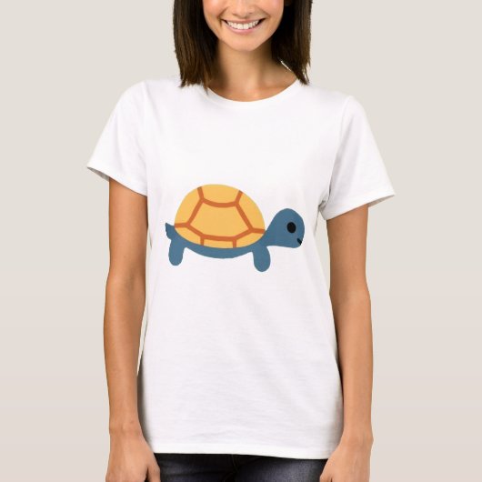 Schattigee kleine schildpad T-shirt (Voorkant)