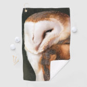 SCHATTIGEE KLEINE SCHUUR UIL GOLFHANDDOEK (Insitu)