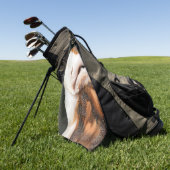SCHATTIGEE KLEINE SCHUUR UIL GOLFHANDDOEK (Groen)