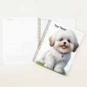 Schattigee kleine shih tzu puppy Hondenliefhebber Planner (Display)