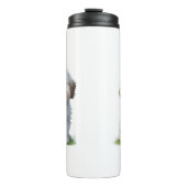 Schattigee kleine shih tzu puppy Hondenliefhebber Thermosbeker (Voorkant)