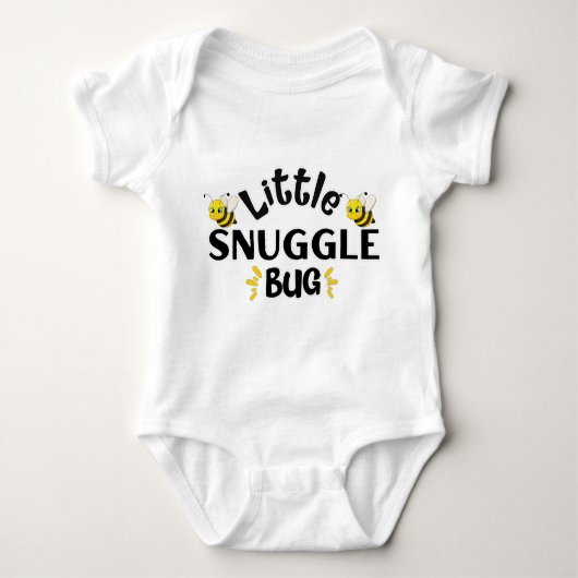 Schattigee Kleine Snuggle Bug Bumble Bee Romper (Voorkant)