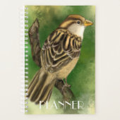 Schattigee Kleine Sparrow Planner (Voorkant)