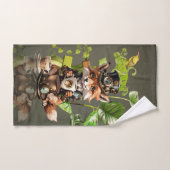 Schattigee kleine steampunk fox bad handdoek (Handdoek)