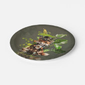 Schattigee kleine steampunk fox papieren bordje (Gekanteld)