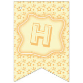 Schattigee kleine ster eerste verjaardag vlaggetjes (Eerste vlag)