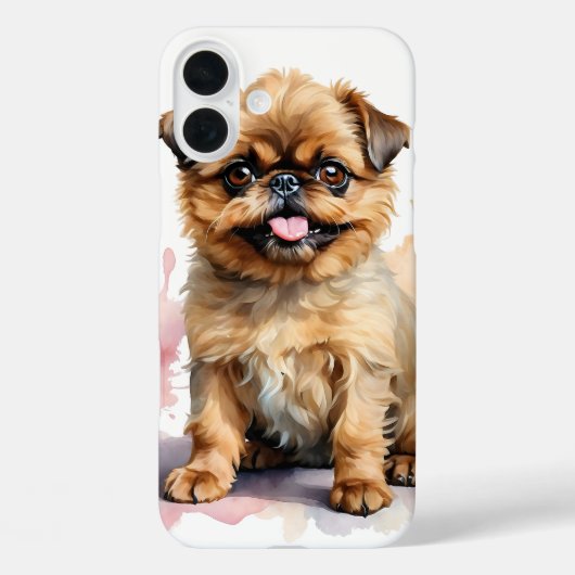 SCHATTIGEE KLEINE TAN BRUSSELSE GRIFFONHOND Case-Mate iPhone CASE (Achterkant)
