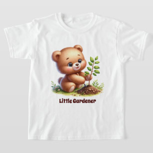 Schattigee kleine tuinman aanpasbaar t-shirt
