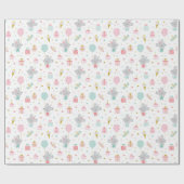 Schattigee Kleine Verjaardag Muis met geschenken & Cadeaupapier (Vlak)