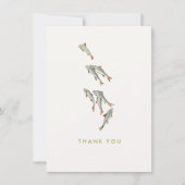 Schattigee kleine vis bedankt notitiekaartje (Voorkant)