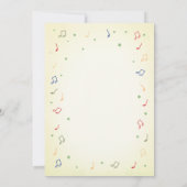 Schattigee Kleine Vogel Verjaardagsfeestuitnodigin Kaart (Achterkant)