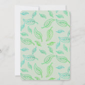 Schattigee kleine vos Kinder eerste verjaardag Kaart (Achterkant)