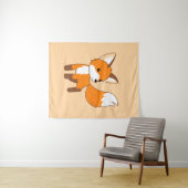 Schattigee kleine vos perzik beige wandkleed (In Situ (horizontaal))