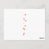 Schattigee Kleine Zingende Cowboy  Valentijn Briefkaart (Achterkant)