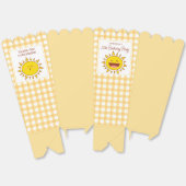 Schattigee kleine zonneschijn verjaardag Bedankt v Bedankdoosjes (Ongevouwen)