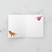 Schattigee kleurrijke Abstracte Dieren Kinder Patr Kaart (Binnen)