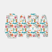 Schattigee Kleurrijke Abstracte Dieren Kinderen Ve Bedankdoosjes (Uitgevouwen)