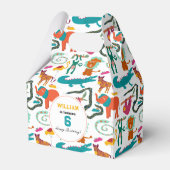 Schattigee Kleurrijke Abstracte Dieren Kinderen Ve Bedankdoosjes (Voorkant Zijde)