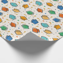 Schattigee kleurrijke afstudeerdop en kwastje op c