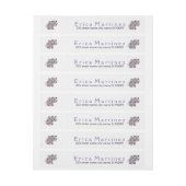 Schattigee kleurrijke Baby olifant Adreslabel Wikkel (Vel)